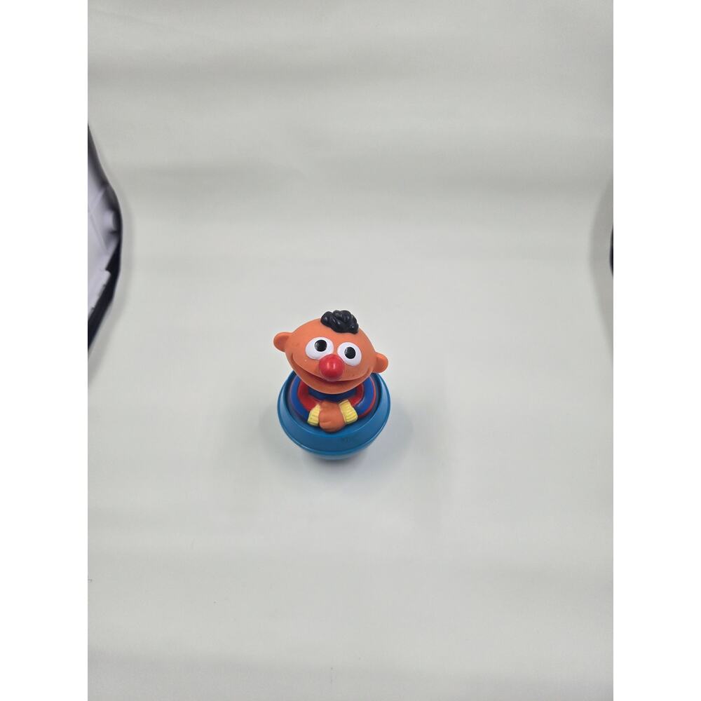 Vintage 1990 Illco Sesame Street Roly Poly Wobble Toys Ernie And Elmo Set - Picture 4 of 10